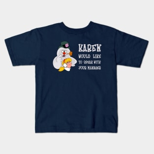 Karen Kristmas - Alternate Version Kids T-Shirt